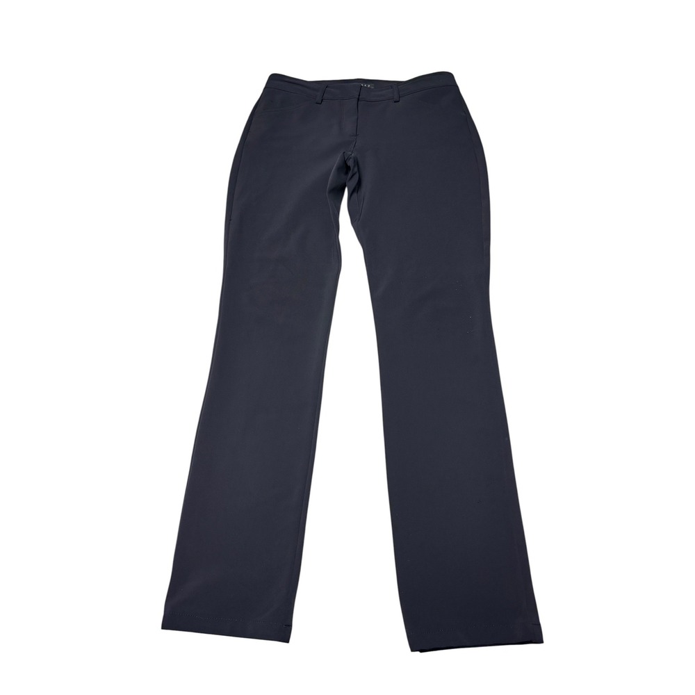 Theory Dantey Mandatory Black Stretch Trousers Pants Womens USA 6 W32 L32
